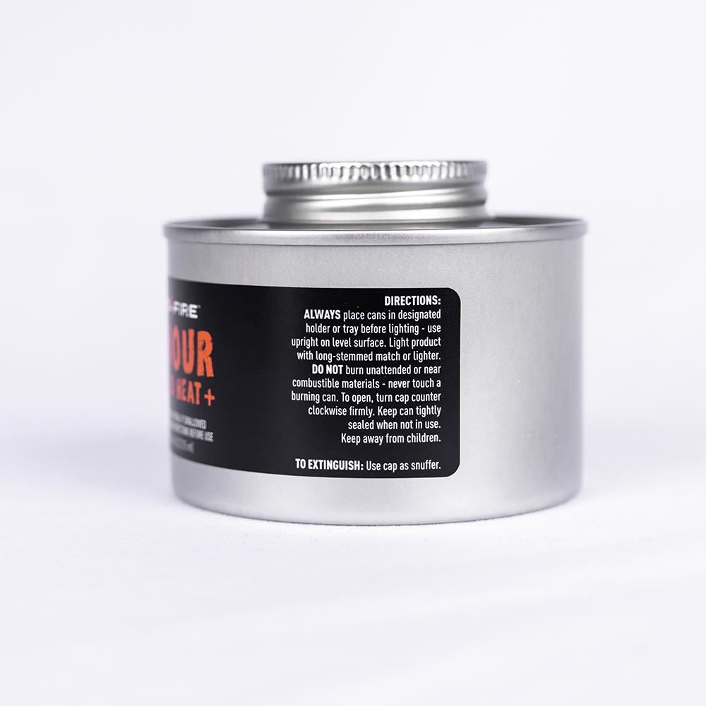 Canned Heat+ Extra Hot & Cooking Fuel by InstaFire (3-pack)