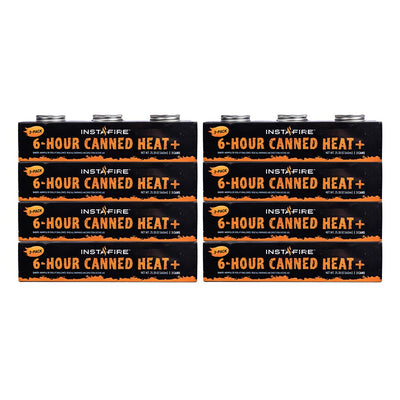 Canned Heat+ Extra Hot & Cooking Fuel by InstaFire (3-pack)