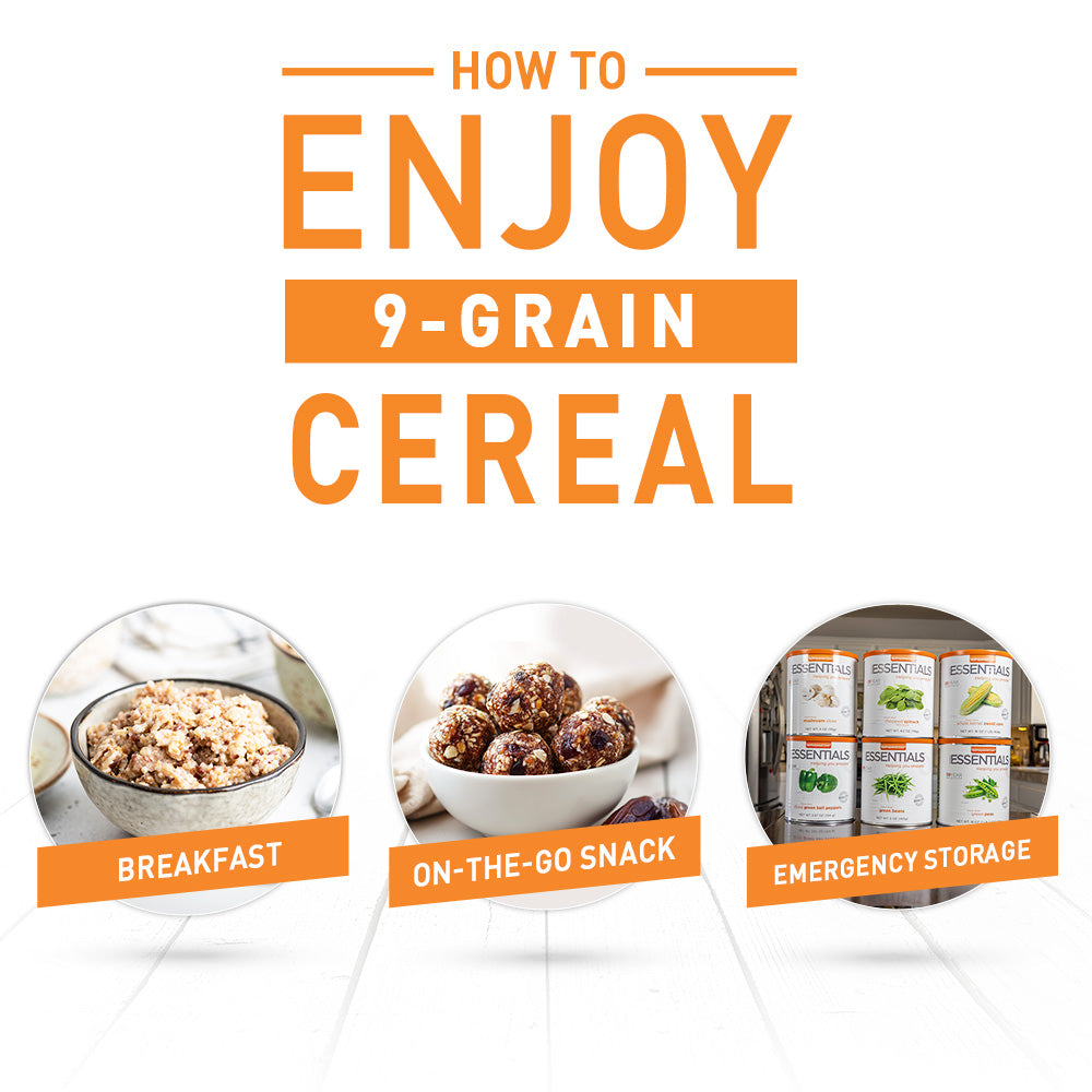 Emergency Essentials® 9-Grain Cereal Large #10 Can