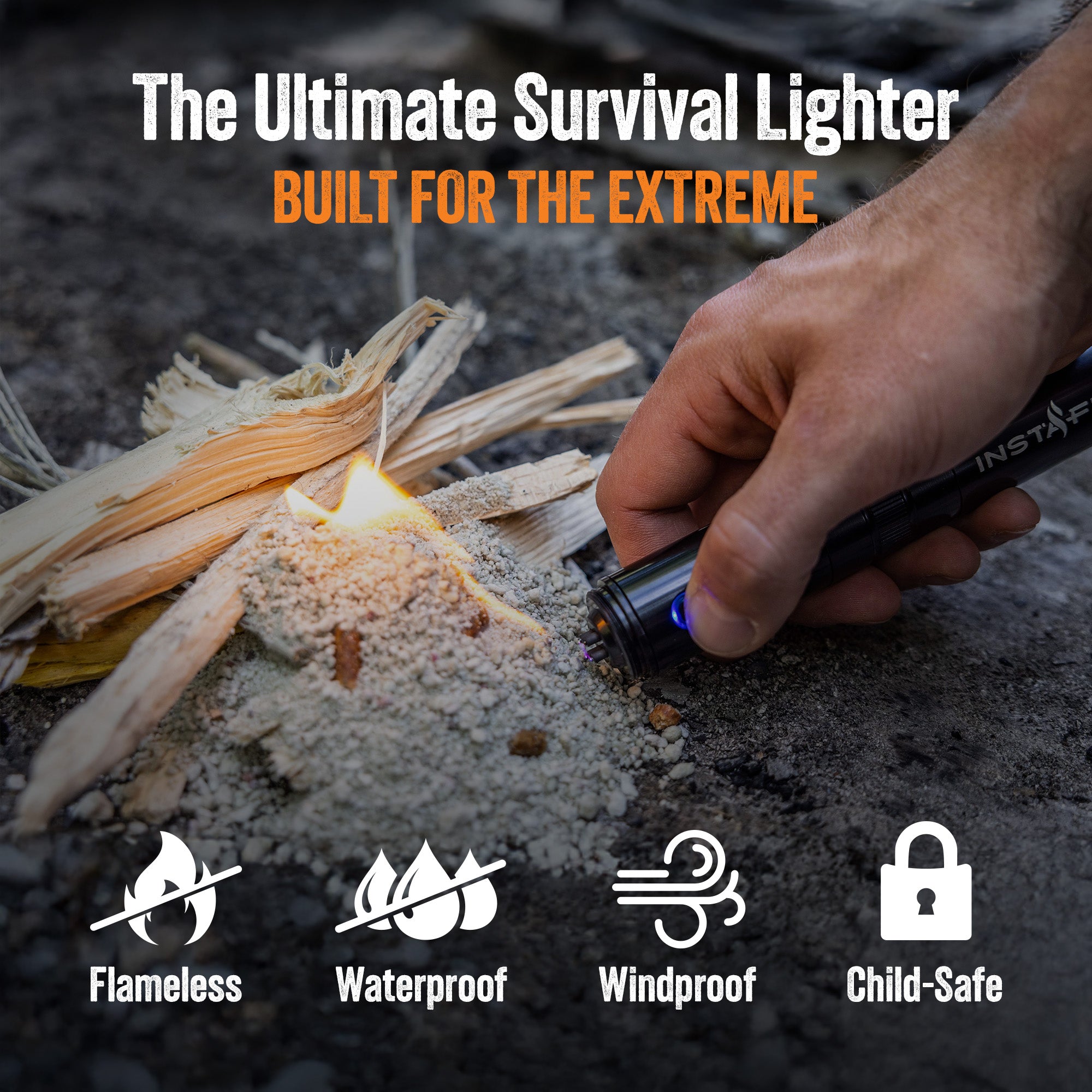 CROSS-FIRE® Dual-Arc Plasma Lighter by InstaFire