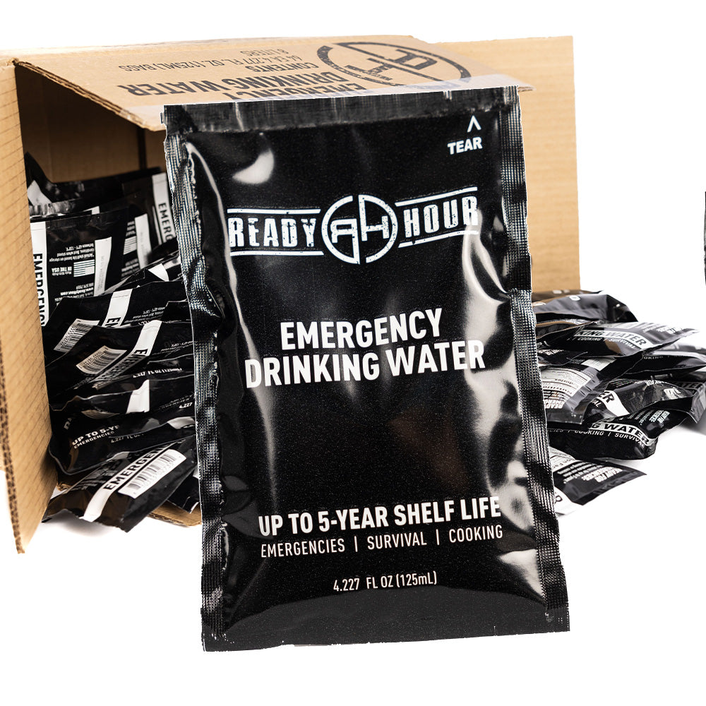 Ready Hour emergency water pouch case pack (64 pouches)