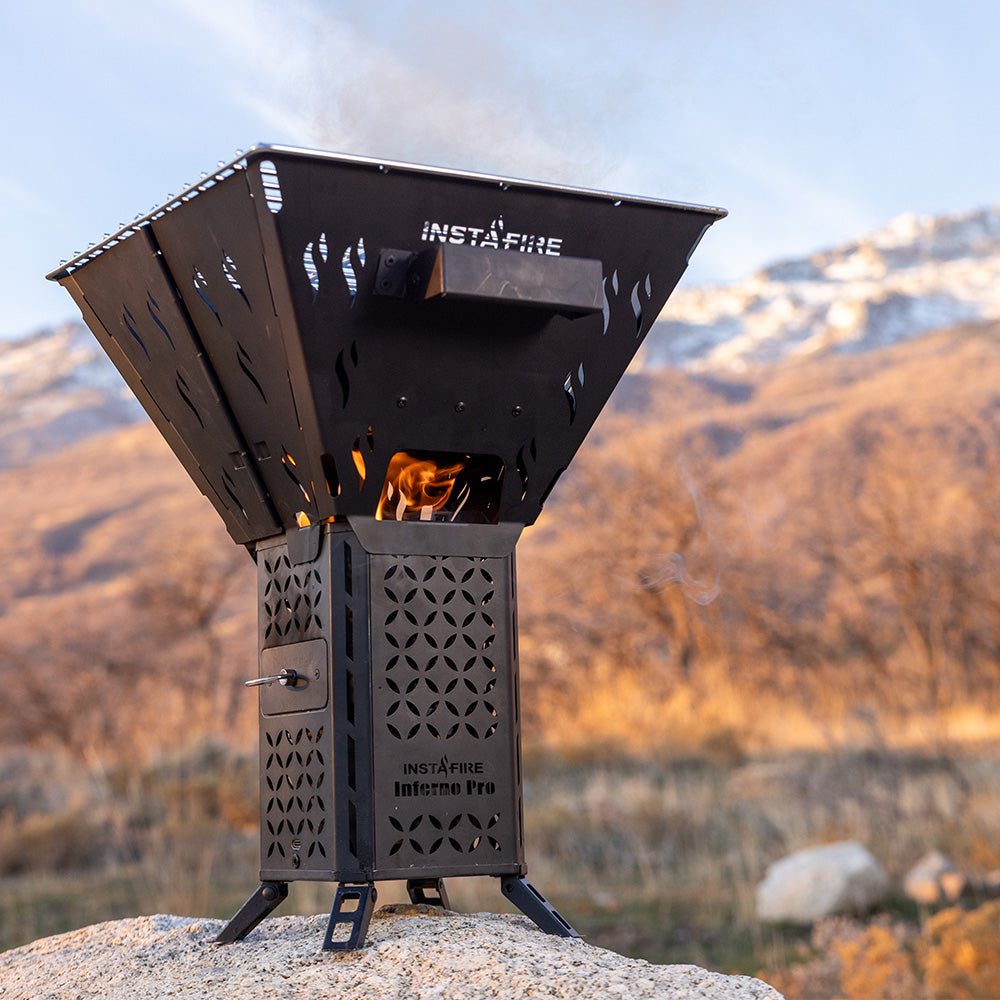 Inferno Pro Chimney Grill by Instafire