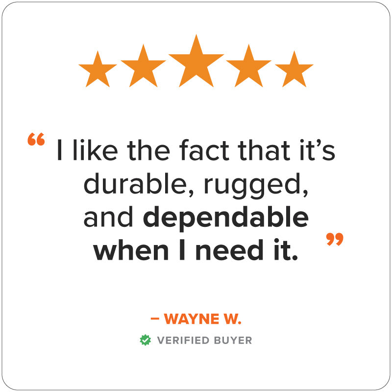 Five-star review for the Grid Doctor 300