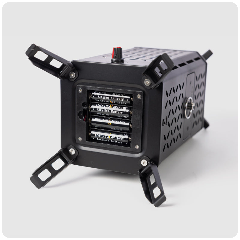 Underside of the Inferno Pro showing its battery compartment