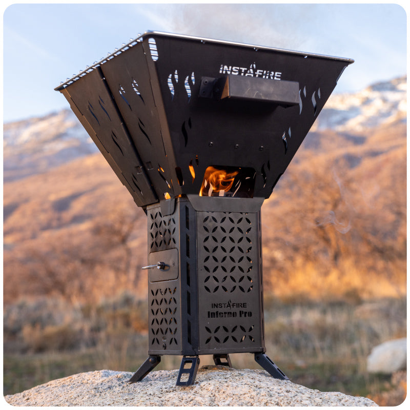 The Inferno Pro Chimney Grill Attachment by InstaFire