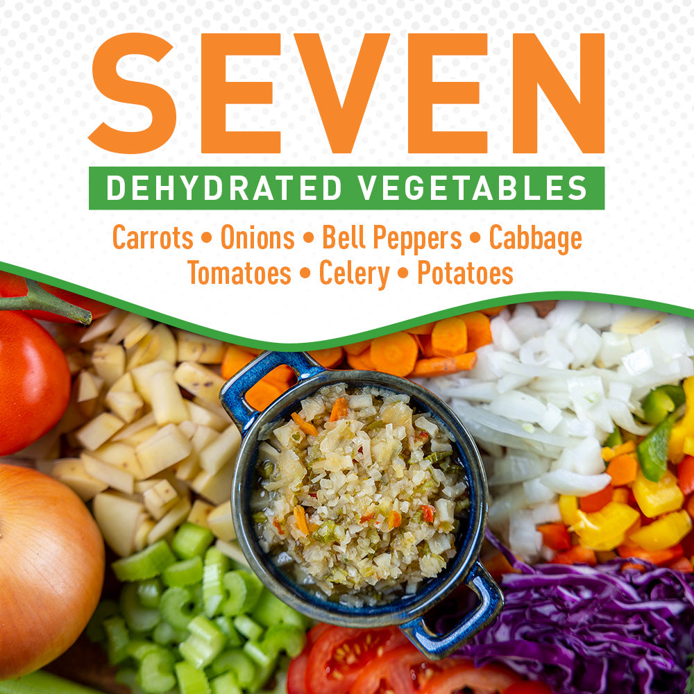 Dehydrated vegetables