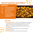 Hearty Vegetable Hash Skillet recipe card