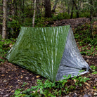 Ready Hour Army Green Nylon Emergency Tent with Survival Whistle