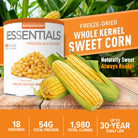 Emergency Essentials Freeze-Dried Whole Kernel Sweet Corn #10 can
