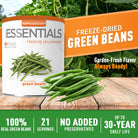 Emergency Essentials Freeze-Dried Green Beans #10 can