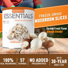 Emergency Essentials Freeze-Dried Mushroom Slices #10 can