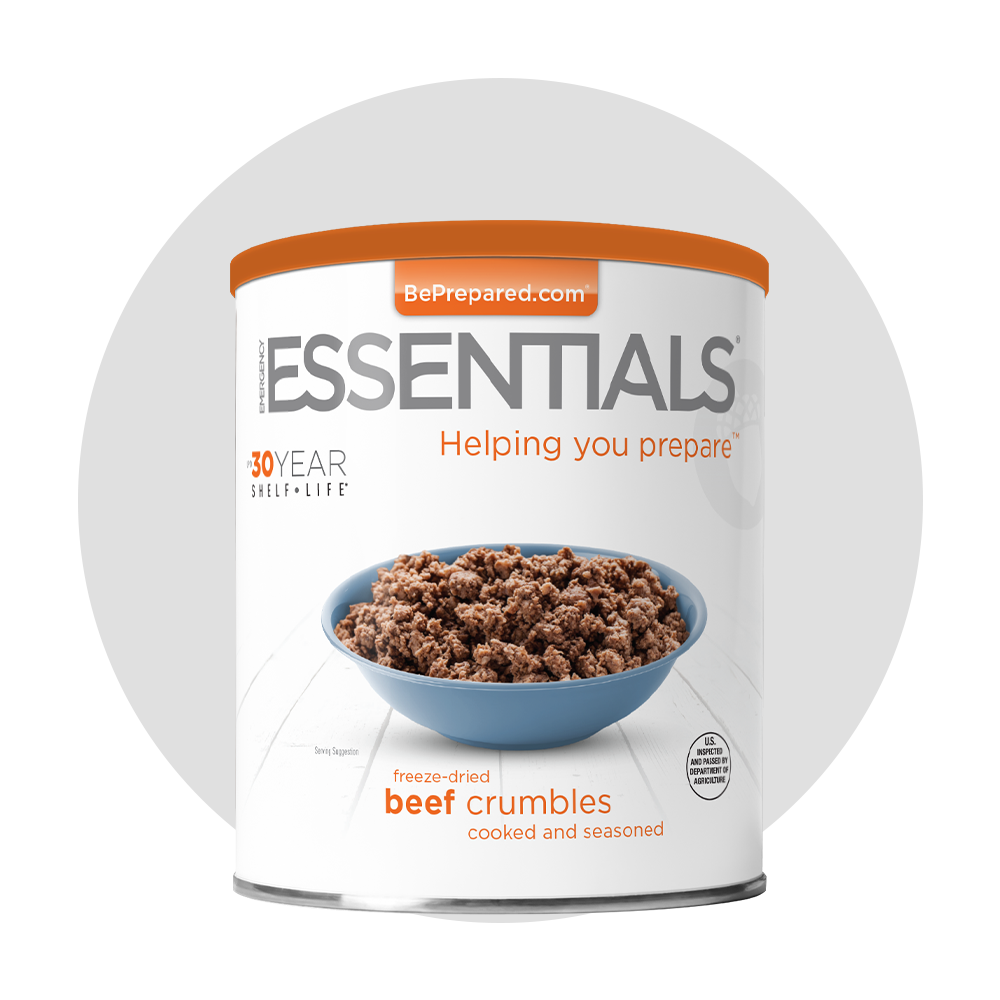 Single Pack of Freeze-Dried Beef Crumbles