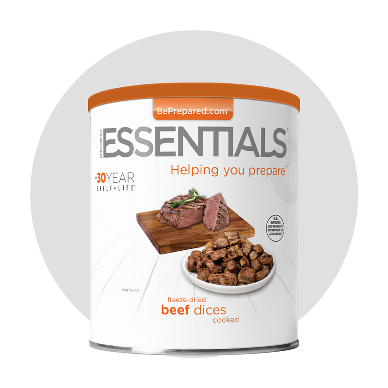 Single Pack of Freeze-Dried Beef Dices