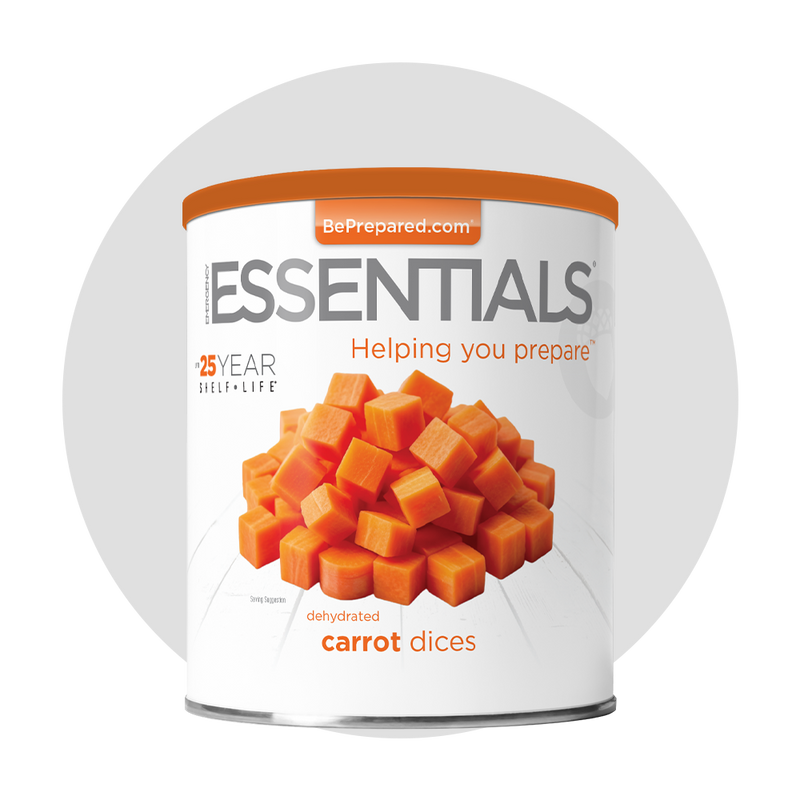 Single Pack of Dehydrated Carrots