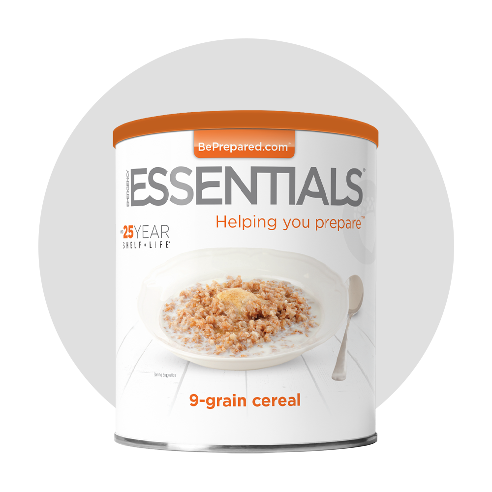 Emergency Essentials® 9-Grain Cereal Large #10 Can