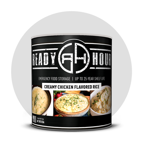 Ready Hour Creamy Chicken Flavored Rice #10 Can — Single
