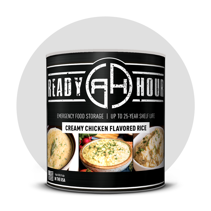 NEW - Ready Hour Creamy Chicken Flavored Rice #10 Can (18 servings)