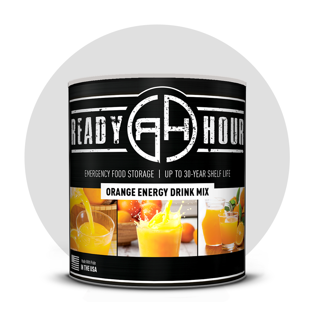 Natural Orange Flavored Drink Mix #10 Can (63 servings)