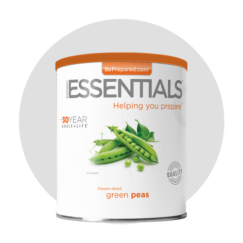 Single Pack of Freeze-Dried Green Peas