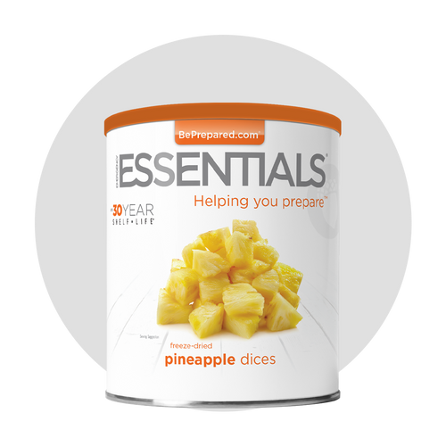 Single Pack of Freeze-Dried Pineapple Dices