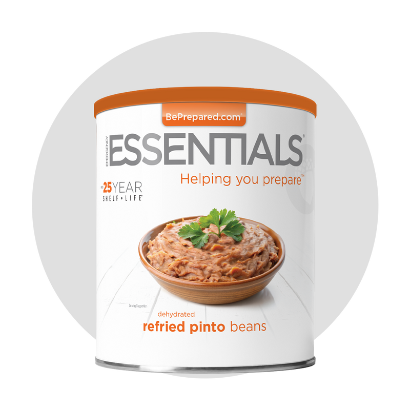 Single Pack of Dehydrated Refried Pinto Beans