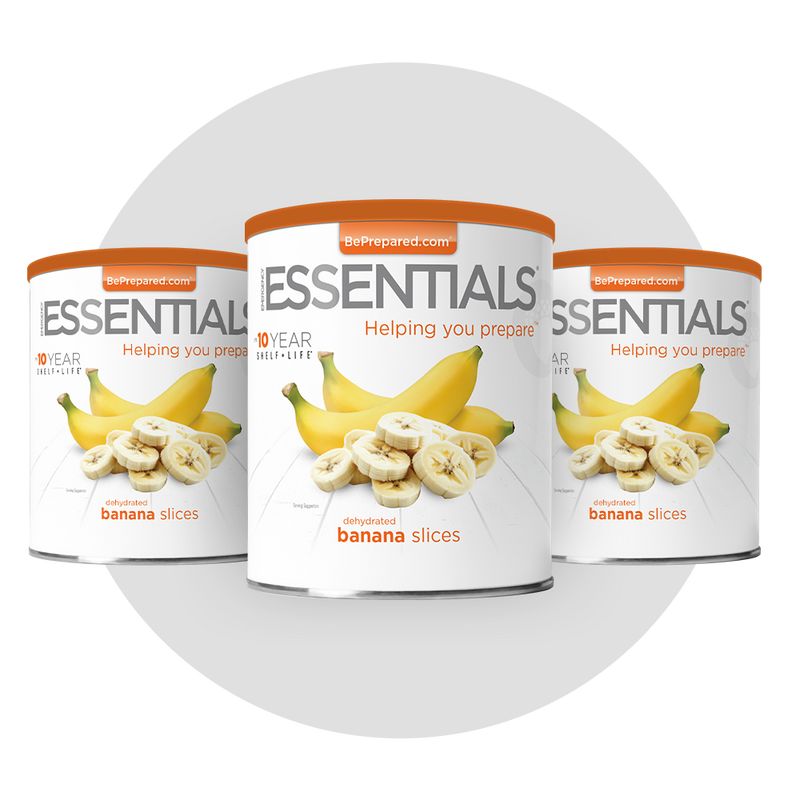3 Pack of Freeze-Dried Banana Slices