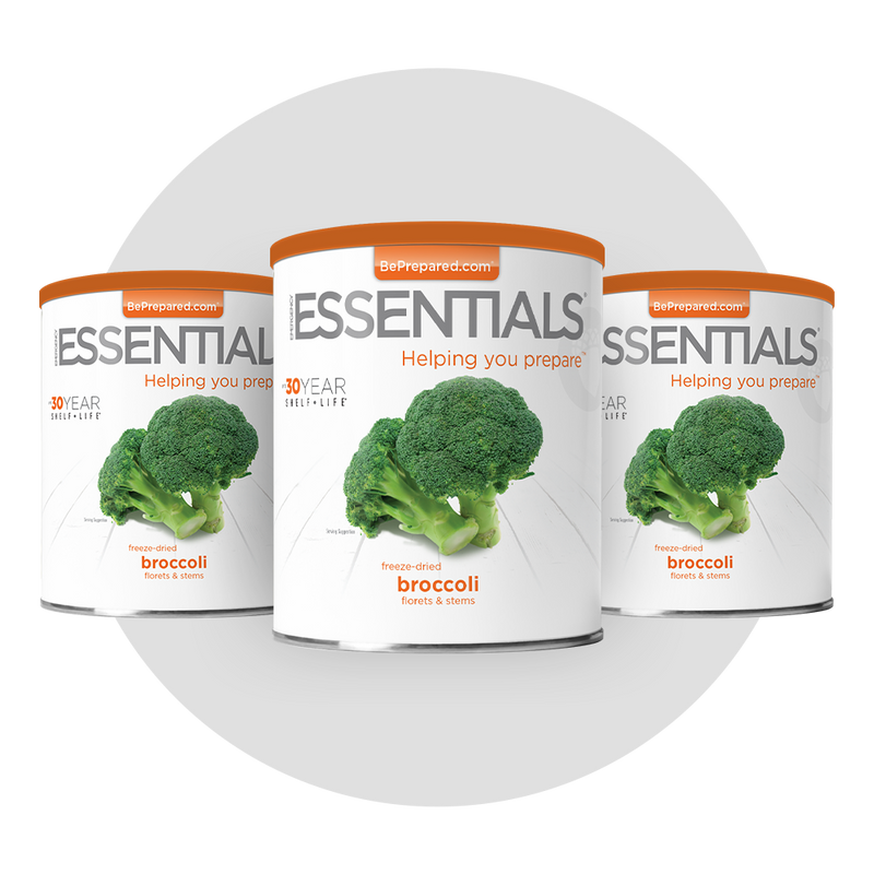 3 Pack of Freeze-Dried Broccoli