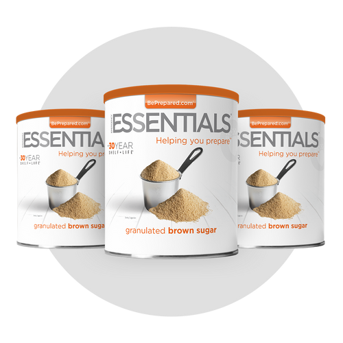 3 Pack of Granulated Brown Sugar