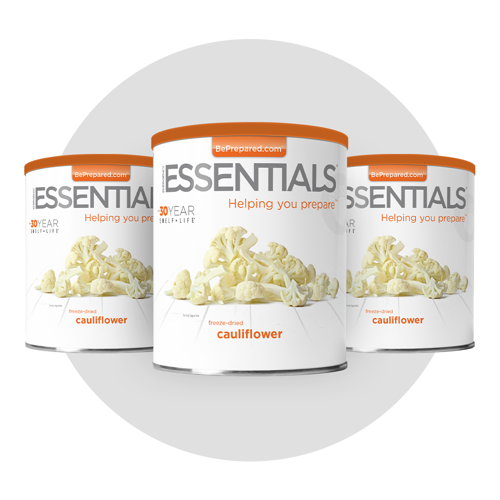 Emergency Essentials® Freeze-Dried Cauliflower Large #10 Can