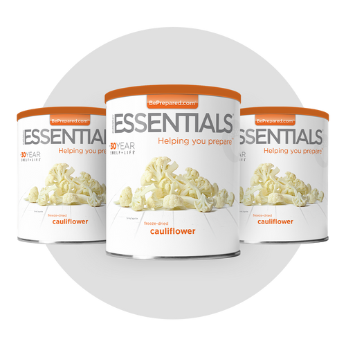 3 Pack of Freeze-Dried Cauliflower