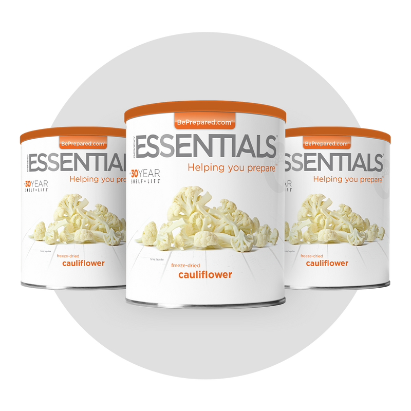3 Pack of Freeze-Dried Cauliflower