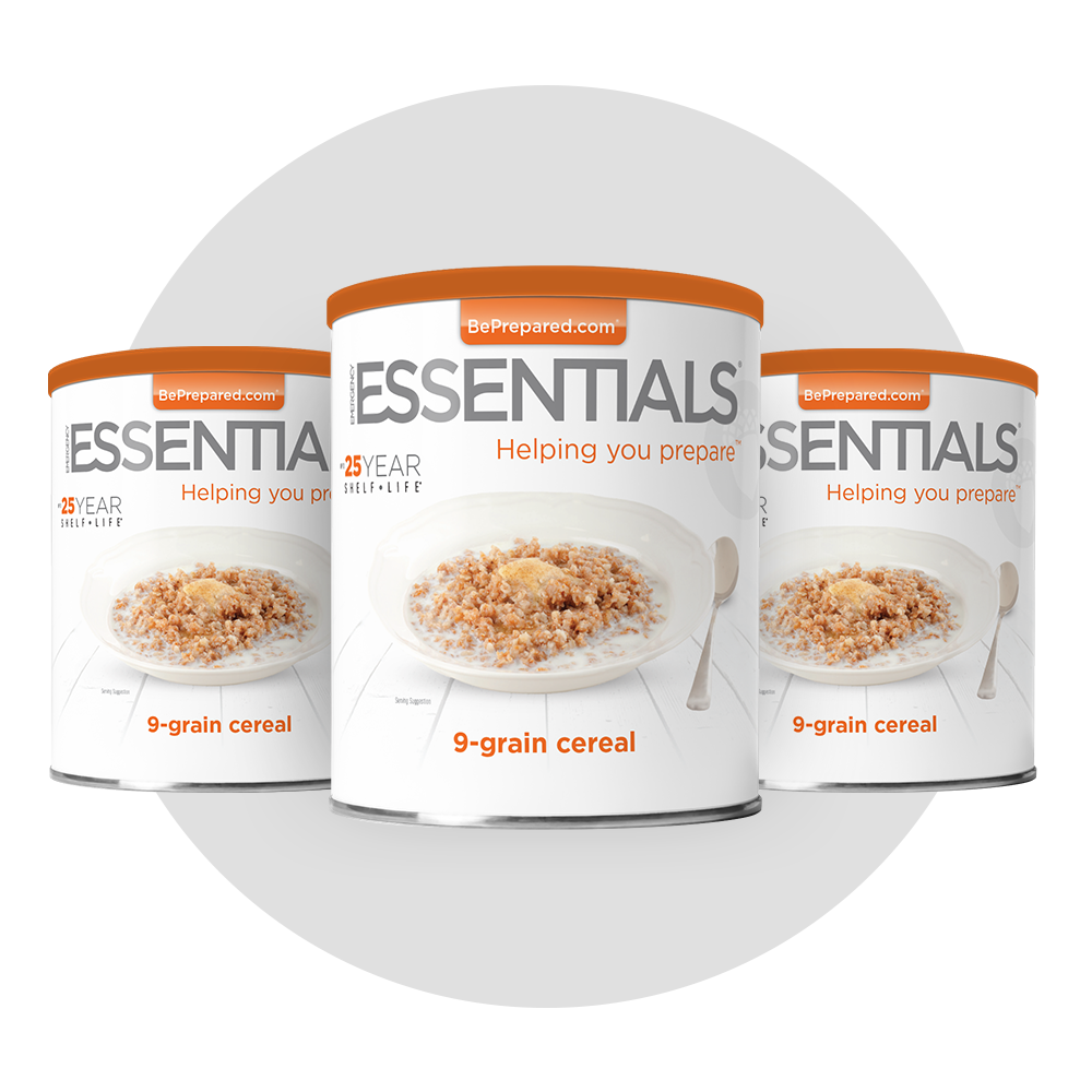 Emergency Essentials® 9-Grain Cereal Large #10 Can