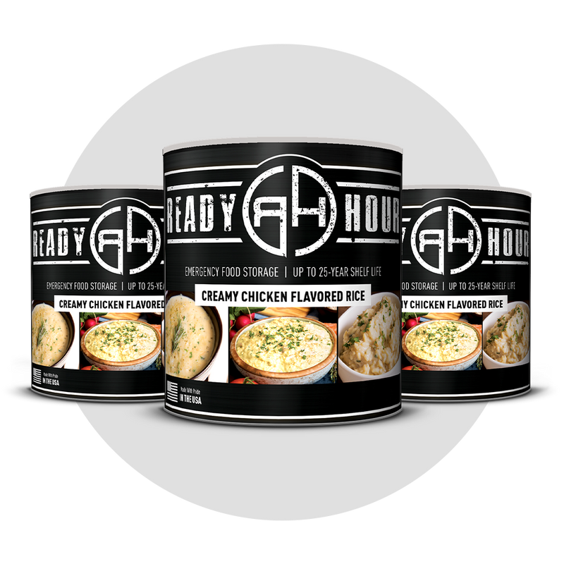 NEW - Ready Hour Creamy Chicken Flavored Rice #10 Can (18 servings)
