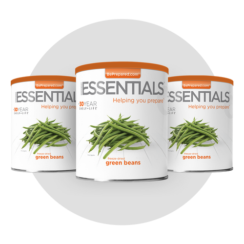 3 Pack of Freeze-Dried Green Beans