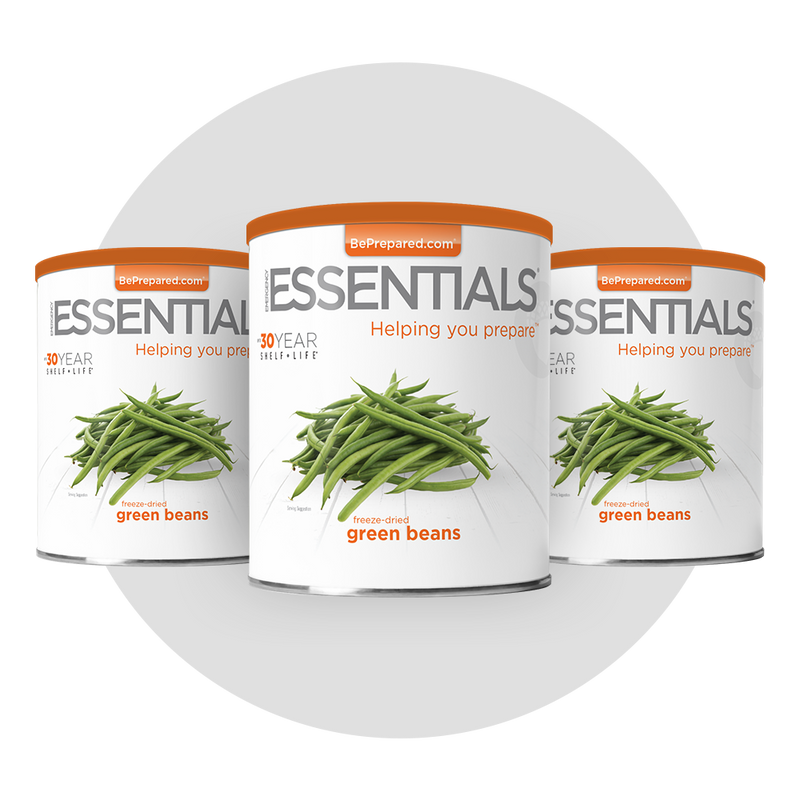 3 Pack of Freeze-Dried Green Beans