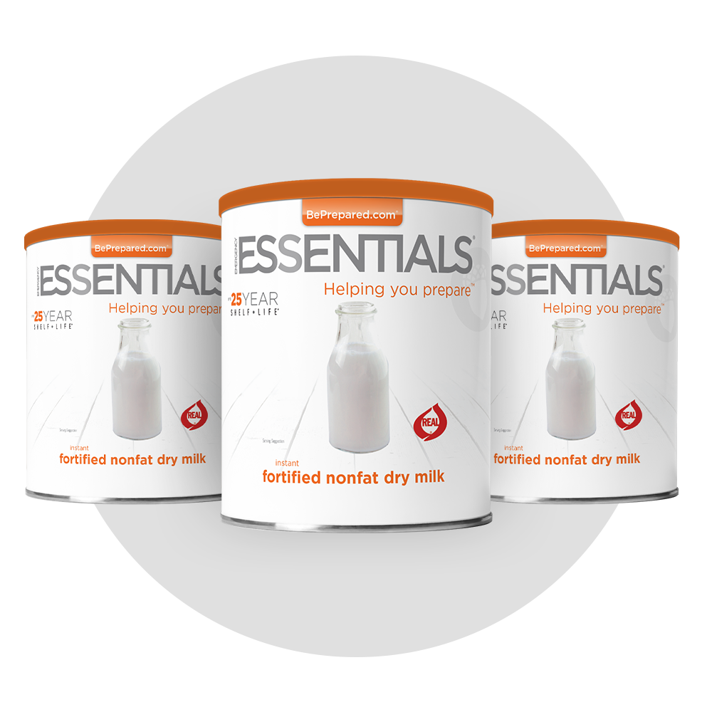 3 Pack of Fortified Nonfat Dry Milk