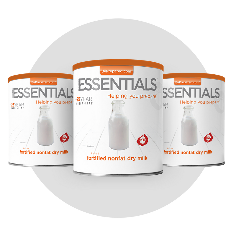 3 Pack of Fortified Nonfat Dry Milk