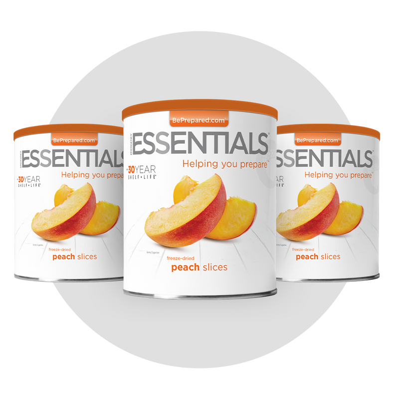 3 Pack of Freeze-Dried Peach Slices