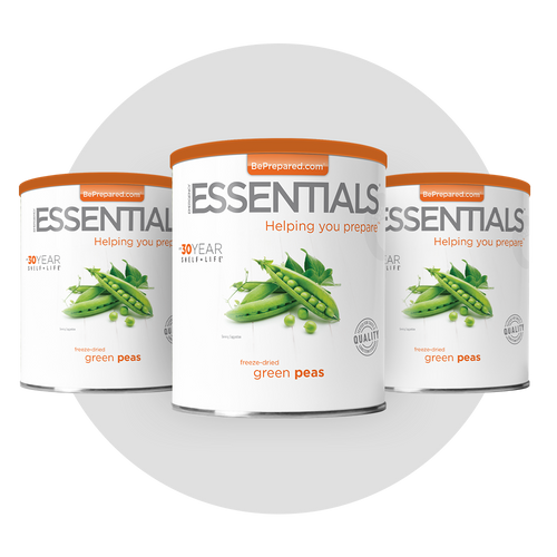 3 Pack of Freeze-Dried Green Peas