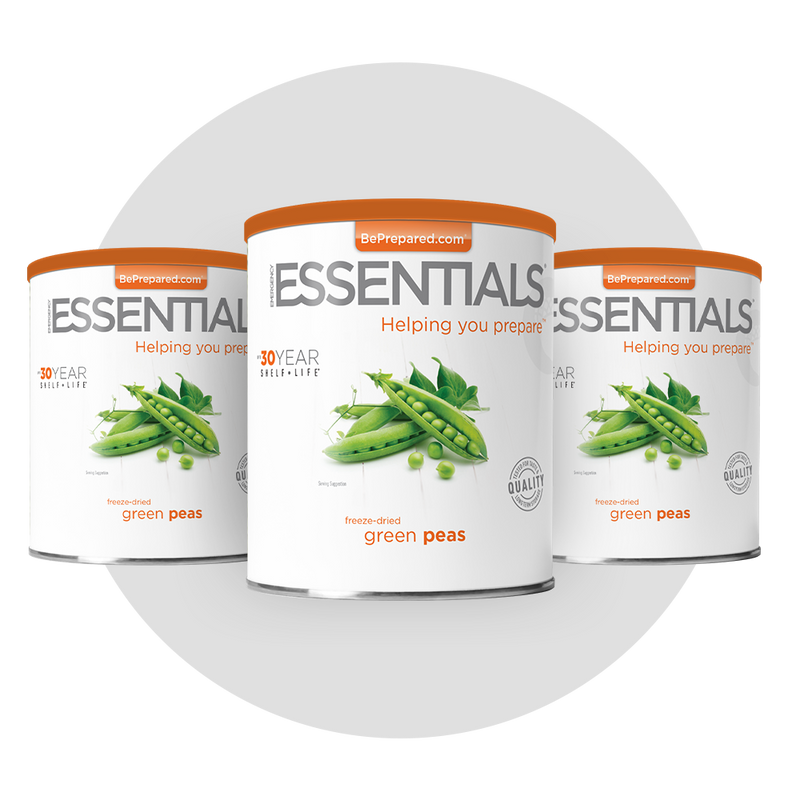 3 Pack of Freeze-Dried Green Peas