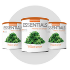 3 Pack of Freeze-Dried Chopped Spinach