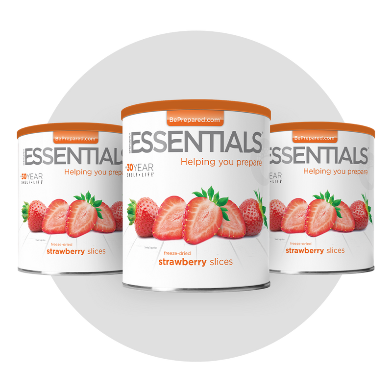 3 Pack of Freeze-Dried Strawberry Slices