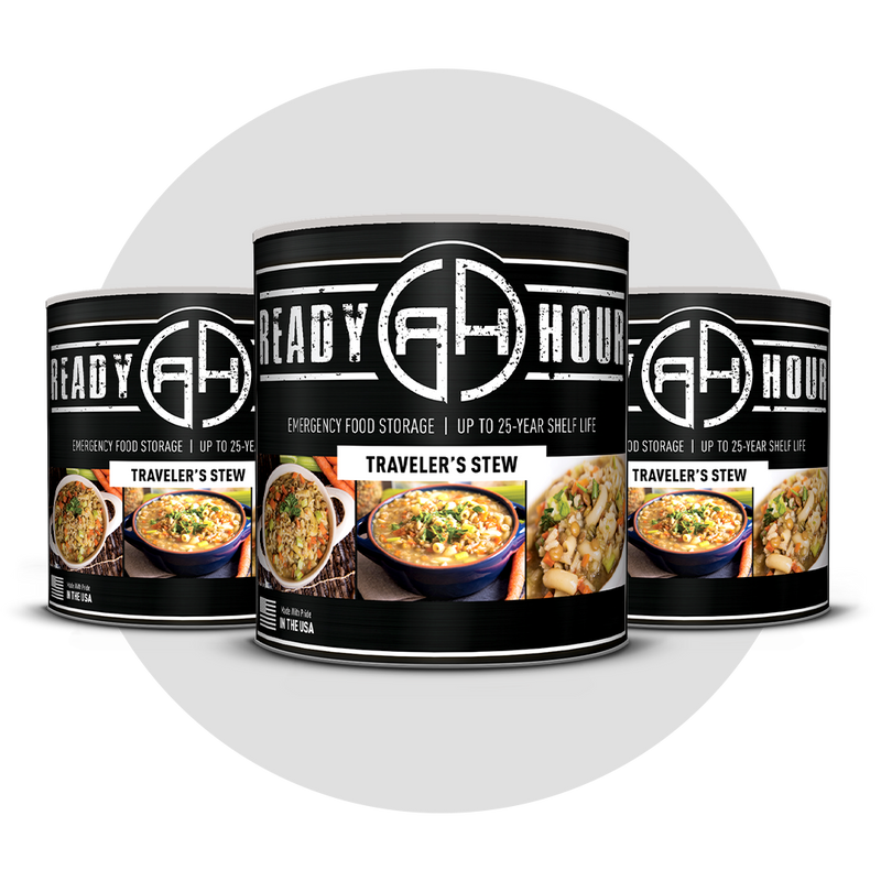 NEW - Ready Hour Traveler's Stew #10 Can (21 servings)