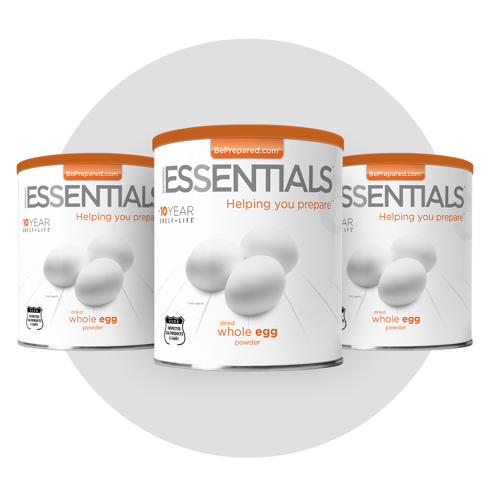 3 Pack of Dried Whole Egg Powder