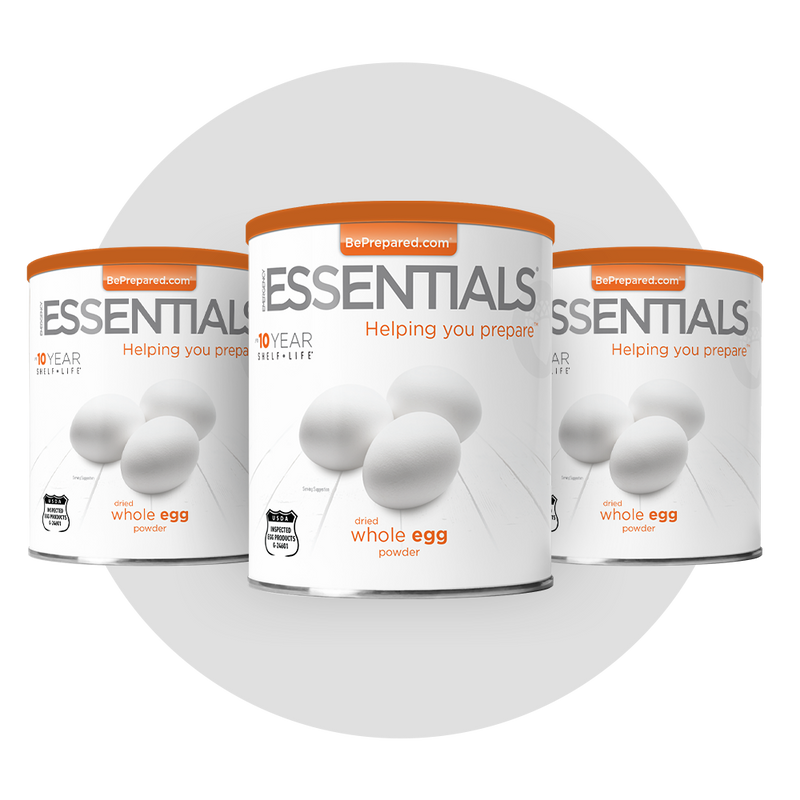 3 Pack of Dried Whole Egg Powder