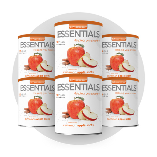 6 Pack of Freeze-Dried Apple Slices