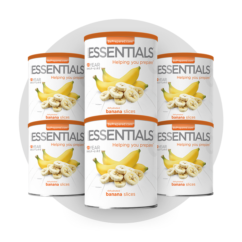 6 Pack of Freeze-Dried Banana Slices