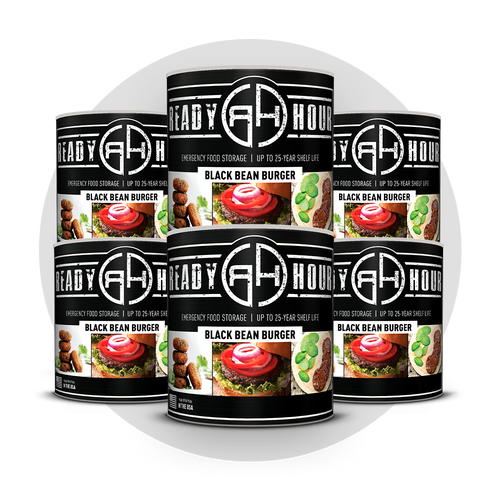 Black Bean Burger #10 Can