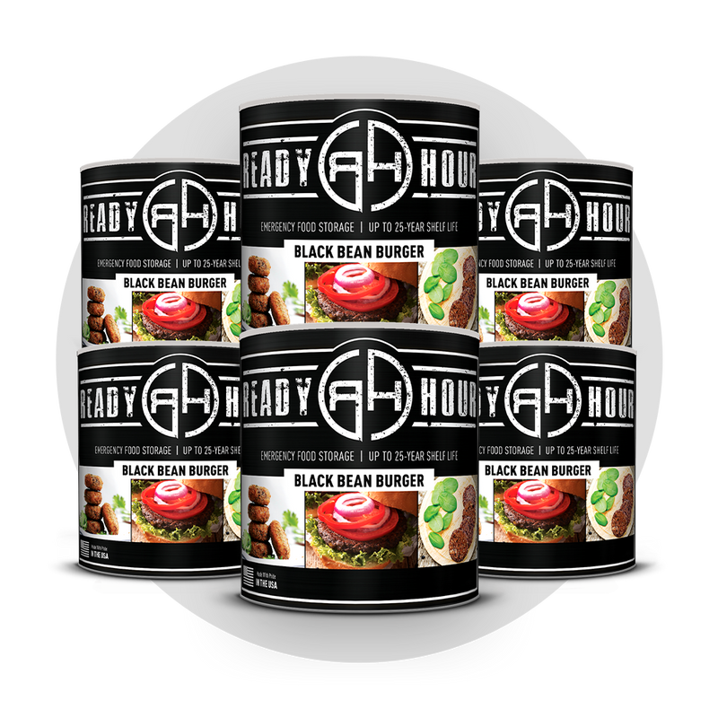 Black Bean Burger #10 Can