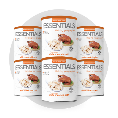 6 Pack of Freeze-Dried Chicken